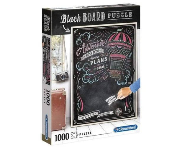 Blackboard Travel 1000 bucăți puzzle - Clementoni