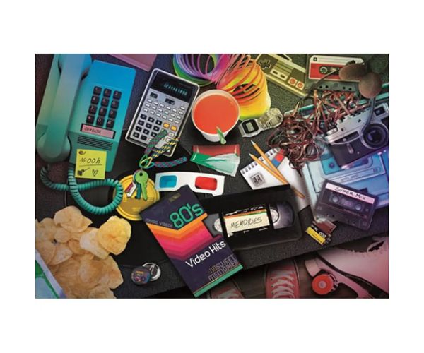 Nostalgia anilor 80 HQC puzzle 1000 bucăți - Clementoni