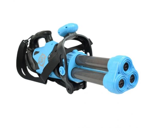 Power Popper Gun: Pistol cu ​​burete cu trei trageri cu gloanțe de burete 55cm