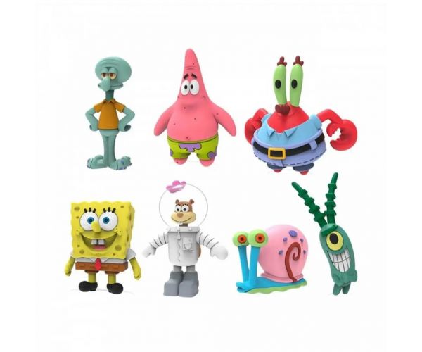 Craze Inkee: Set de bile de baie vegane cu figurine colecționabile din desenele animate SpongeBob