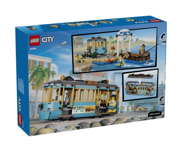 LEGO® City: Tramvai clasic pe plajă (60506)