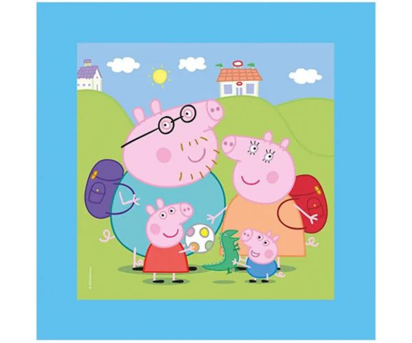 Peppa Pig puzzle cu ramă 60 bucăți - Clementoni