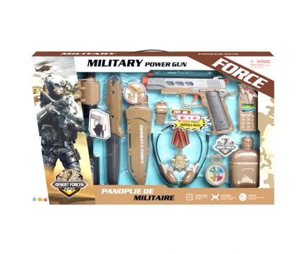 Military Force set de arme soldați cu sunete și lumini