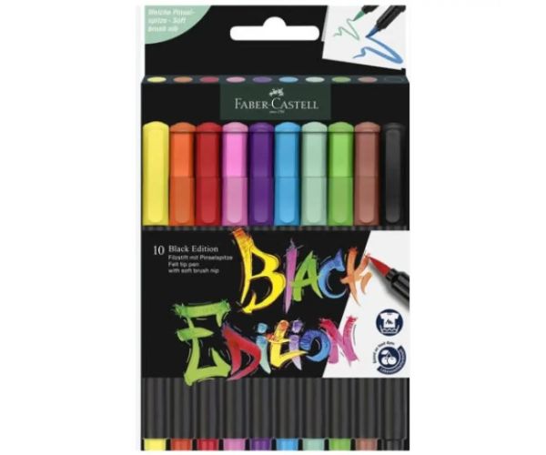 Faber-Castell: Black Edition 10 bucăți set marker colorat