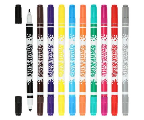 Spirit: Marker două vârfuri subțire-gros marker set 10 bucăți