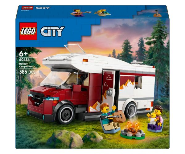 LEGO® City: Rulotă pentru vacanțe aventuroase (60454)