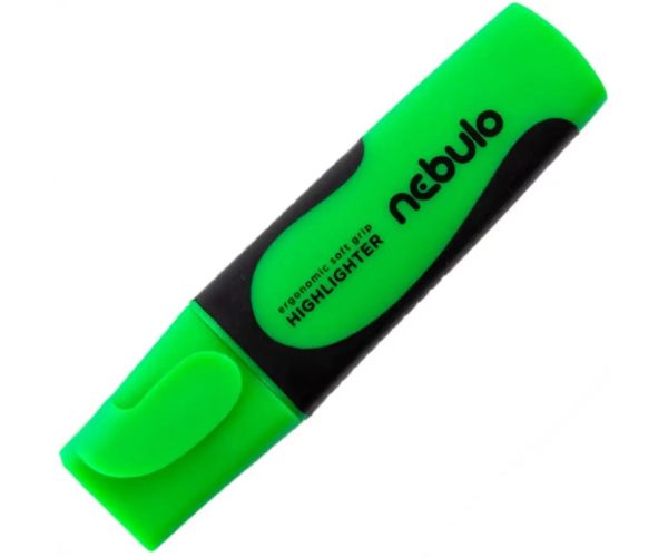 Nebulo: Culoare verde neon textliner 1 bucată