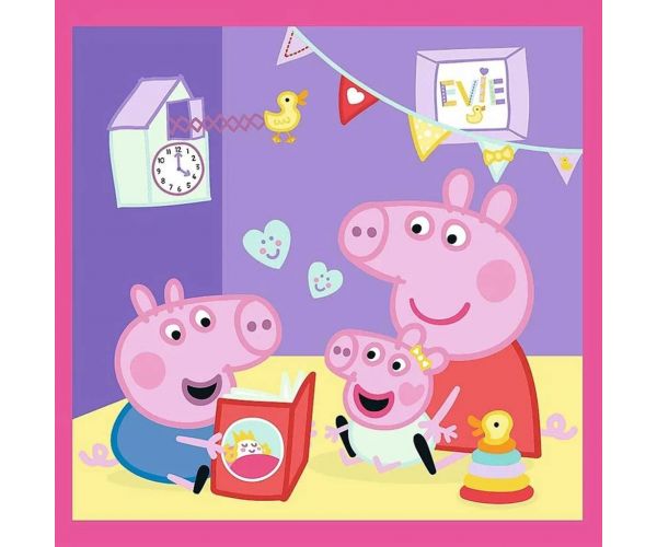 Peppa Porc - 3 în 1 puzzle de 20, 36, 50 de piese - Trefl