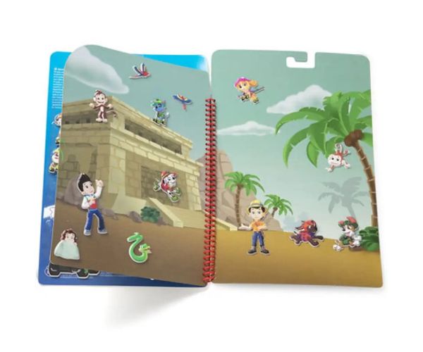 Melissa & Doug: Paw Patrol Junglă caiet de abțibild