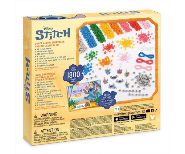 Make it Real: Set de brățări Stitch cu carte de povești