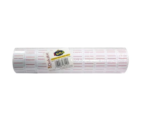 Etichete pentru preț autoadeziv culoarea albă 26x16mm 600bc