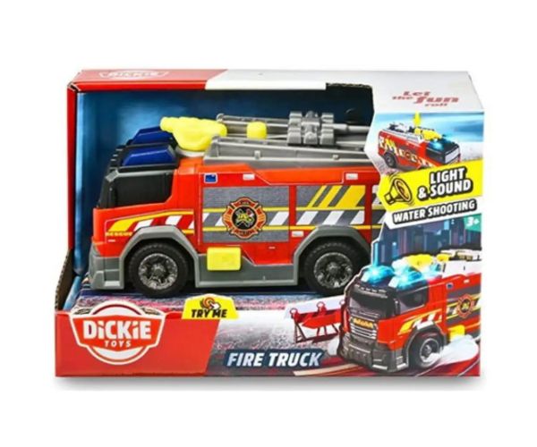 Fire Truck mașină de pompieri, cu sunete și lumini 15cm - Dickie Toys