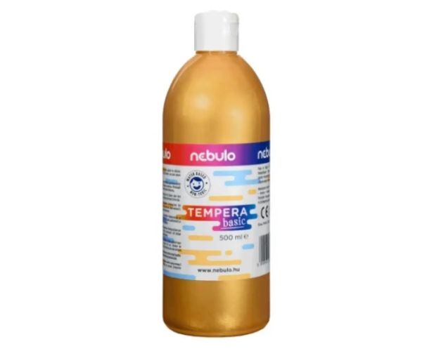 Nebulo: tempera lichidă culoarea auriu 500ml în sticlă