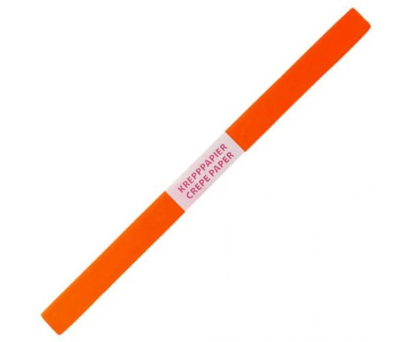 Spirit: Portocaliu culoare hârtie creponată 200x50 de cm
