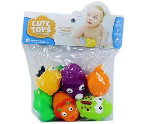 Animale safari jucărie pentru baie 6 bucăți set