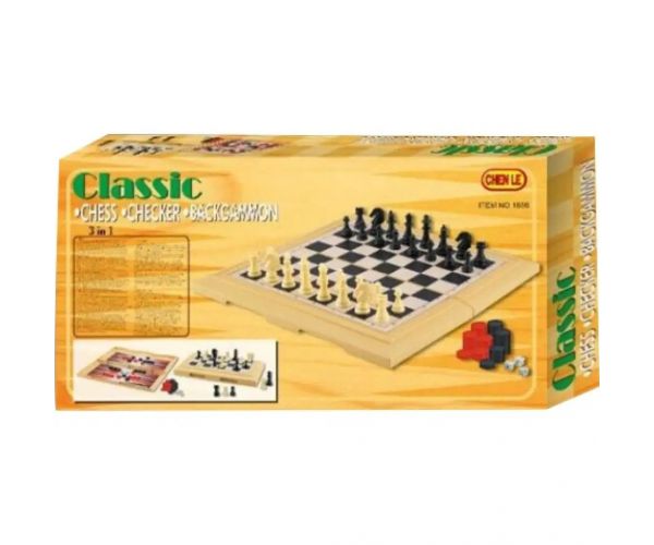 Șah 3 in 1 set de joacă