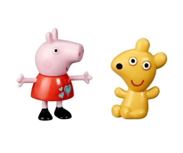 Peppa Pig: Peppa Pig și Teddy ursuleț set figurine - Hasbro