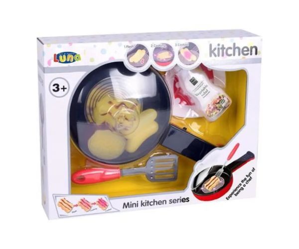Set pentru mic dejun cu tigaie și accesorii