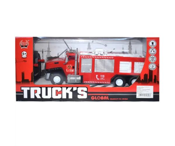 RC camion de pompieri cu telecomandă efecte de lumini