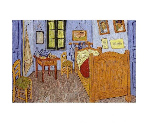 Camera lui Van Gogh din Arles, Van Gogh - puzzle de 500 de piese cu ramă - Trefl