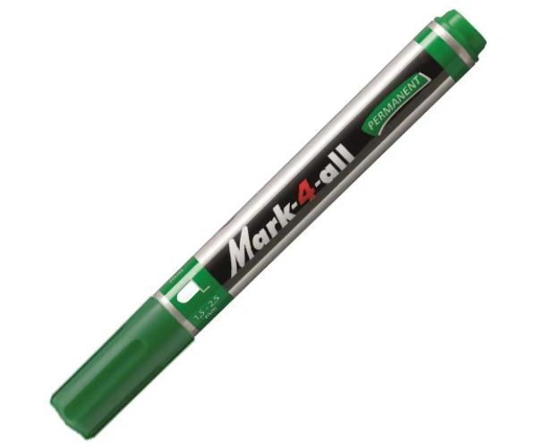 Stabilo: Mark-4-All marker cu alcool vârf rotund culoarea verde