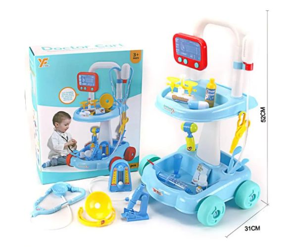 Set de joacă doctor tip troler