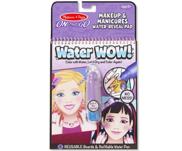 Joc creativ de desenat cu apă pentru machiaj și manichiură - Melissa & Doug