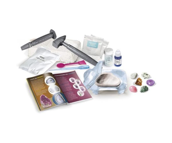 Science&Play: Set de joc științific cu cristale și geode - Clementoni