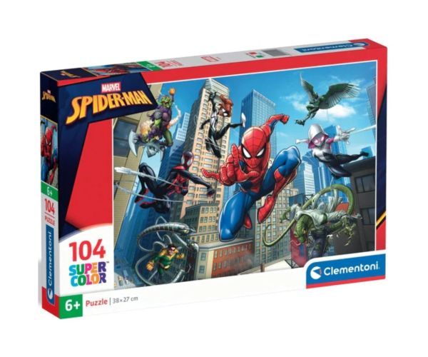 Puzzle Păianjenul Super Color 104 bucăți - Clementoni