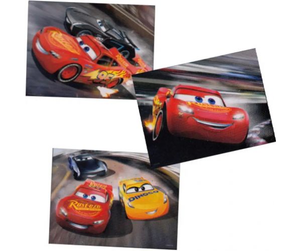 Cars 3 super puzzle 3x24 bucăţi 3D