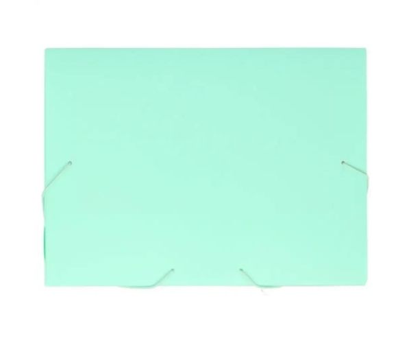 Spirit: Pastel verde mapă pentru caiete cu elastic A4 cu o grosime de 30mm