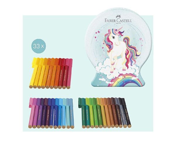 Faber-Castell: Unicorn Connector set marker 33 bucăți în cutie