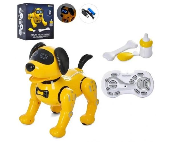 Robot Beagle interactiv cu telecomandă 20cm