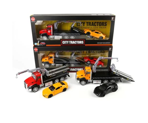 City Tractors metal transport mașini cu mașină de sport două variante