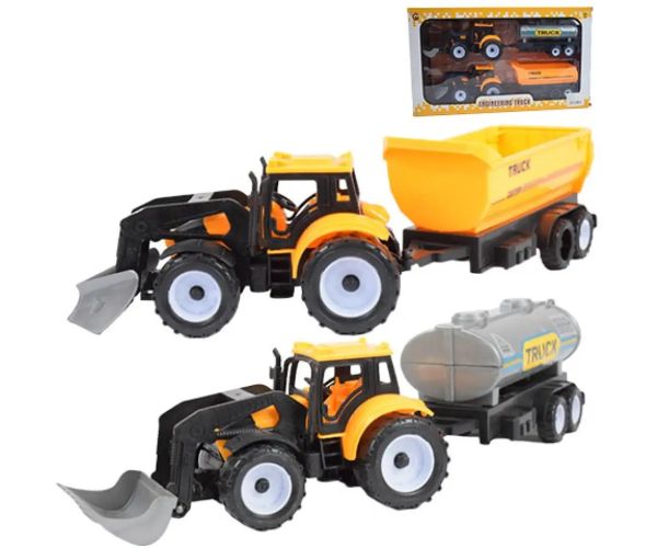 Engineering Truck: Set tractor cisternă și remorcă 28cm