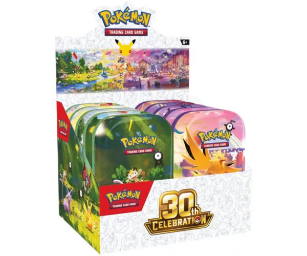 Pokémon TCG: 30th Celebration Mini Tin 2 buc cu pachet booster în mai multe variante 1 buc