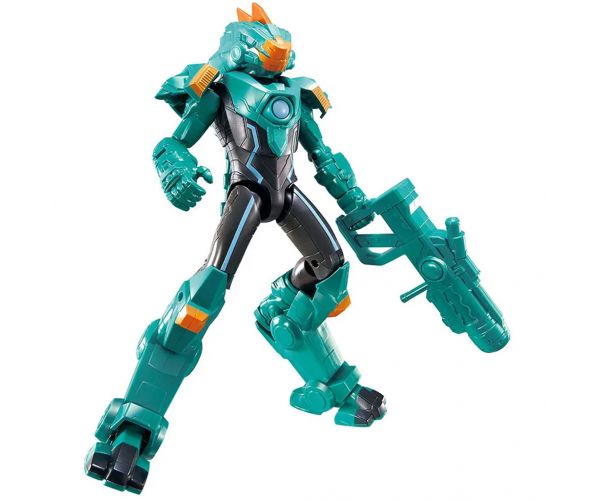 Quantum Heroes: Figurina de acțiune Dinoster Oz cu armură verde de 20 cm