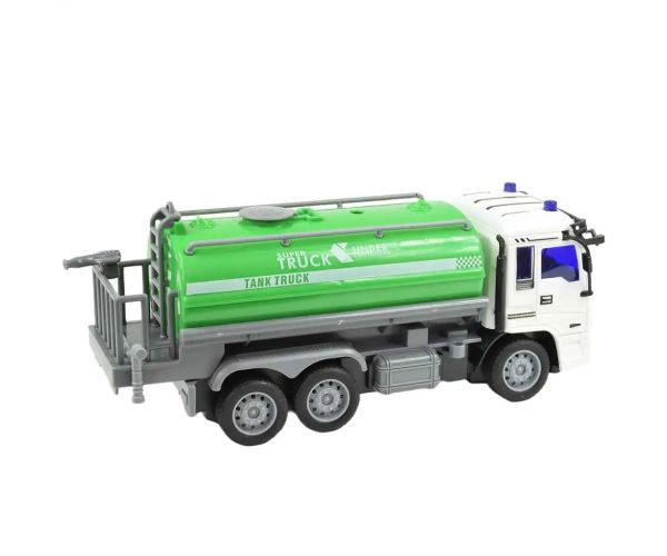 Camion de gunoi ​​cu telecomandă RC cu efecte de lumina 27MHz 20cm in diverse versiuni 1bucată