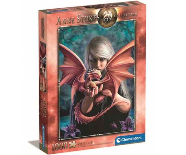 Anne Stokes: Dragonkin 1000 bucăți puzzle - Clementoni