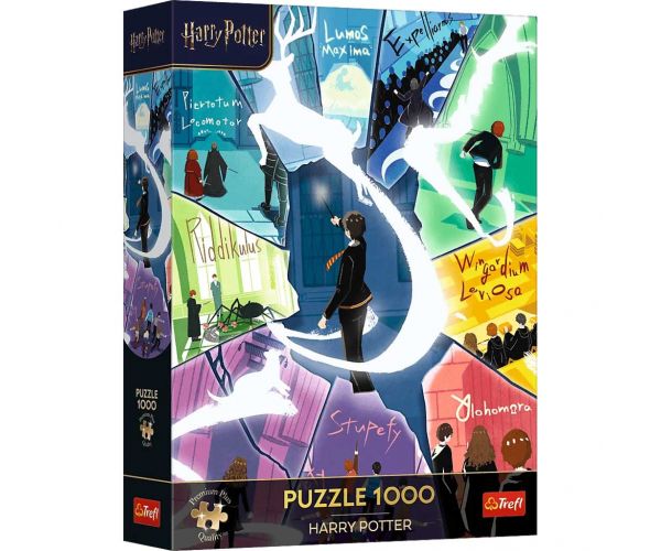 Harry Potter vrăji și patroni puzzle premium de 1000 de piese - Trefl