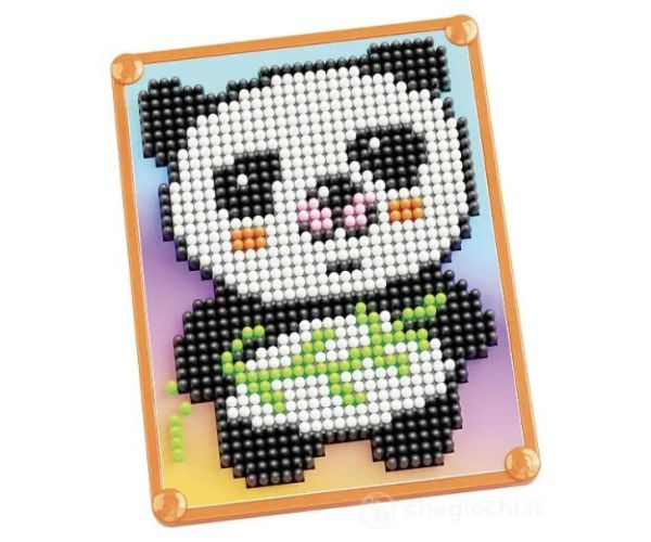 Quercetti: Pixel Art Panda biluțe