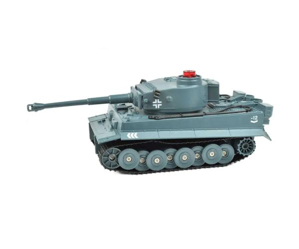 Tanc german Tiger telecomandă RC cu funcții realiste la scară 1/30 2.4GHz 30cm