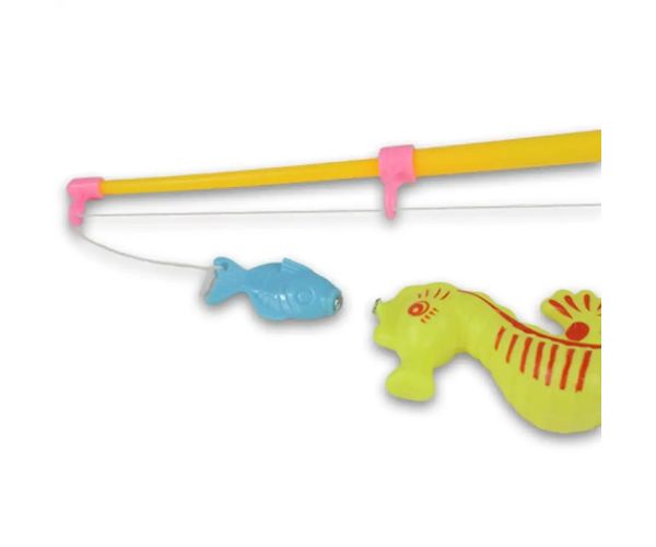 Jucărie de pescuit cu piscină gonflabilă și undiță telescopică