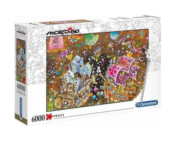 Mordillo Sărutul puzzle 6000 bucăți - Clementoni