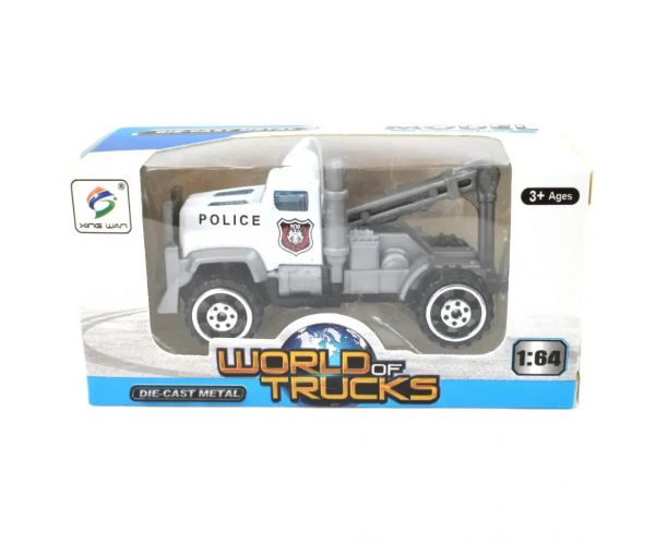 World of Trucks: Mașină de poliție 7 cm în diferite versiuni