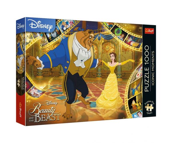 Frumosul și Bestia puzzle premium de 1000 de piese - Trefl