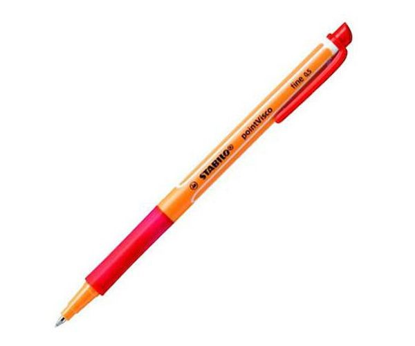 Stabilo: Point Visco pix culoarea roșie 0,5mm
