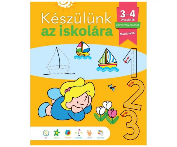 Floarea-soarelui: Ne pregătim pentru școală - pentru 3-4 ani