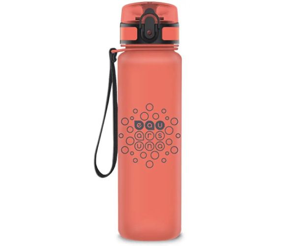 Ars Una: Mată portocaliu fără BPA sticlă pentru apă 600ml