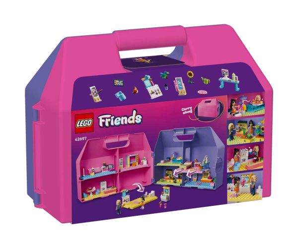 LEGO® Friends: Casă de păpuși creativă în formă de valiză (42697)